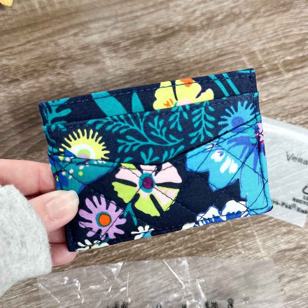 Vera Bradley - Iconic Slim Card Case - Moonlight Garden - new in packaging